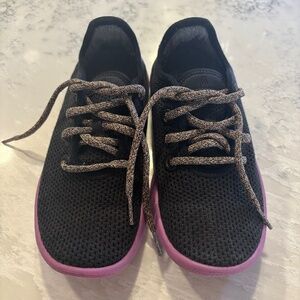 Black and purple allbirds